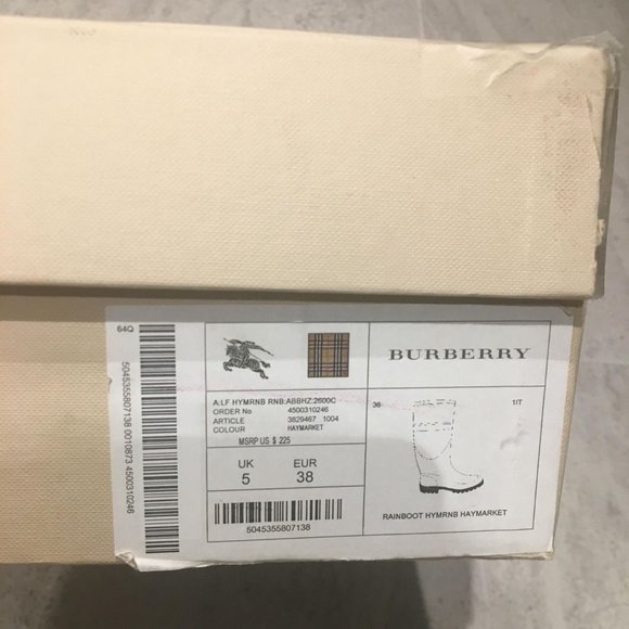 Authentic Burberry Rain boots - Picture 7 of 8